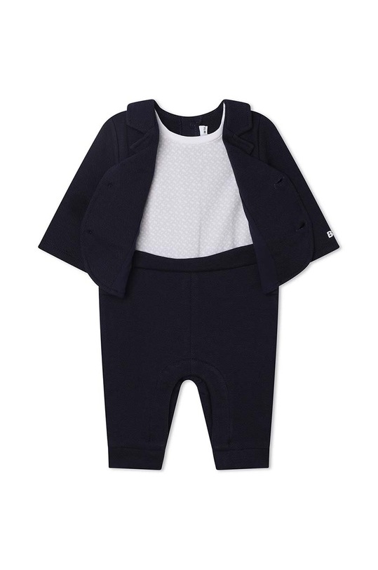 Chłopiec BOSS pajacyk niemowlęcy J94357 granatowy