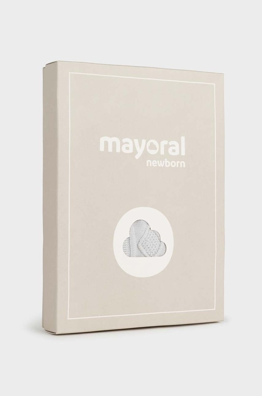 Detský bavlnený overal Mayoral Newborn Gift box sivá 2672.1D.Newborn.9BYX