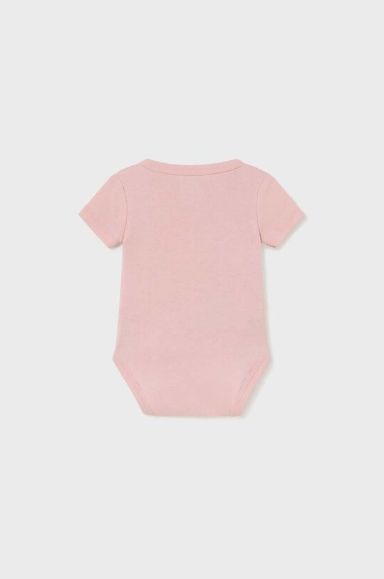 Детское боди из хлопка Mayoral Newborn 2745.1A.Newborn.9BYX розовый AW23