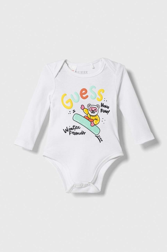 Guess body bawełniane niemowlęce 3-pack biały P3BG06.KA6W0.9BYX