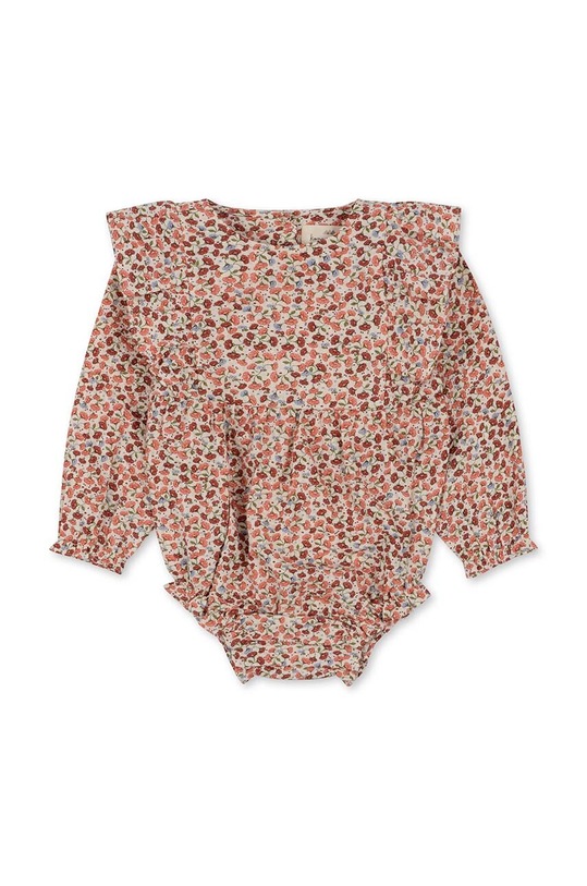 Bavlněné kojenecké body Konges Sløjd KS5901 oranžová AW23