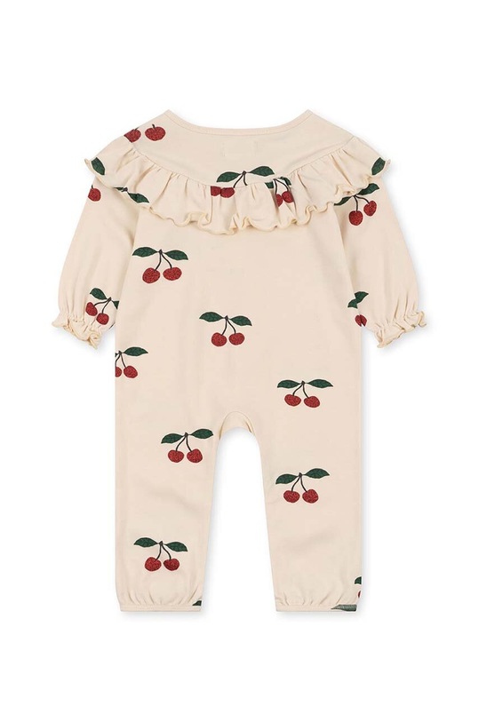 Dětské bavlněné dupačky Konges Sløjd KS6038 růžová AW23