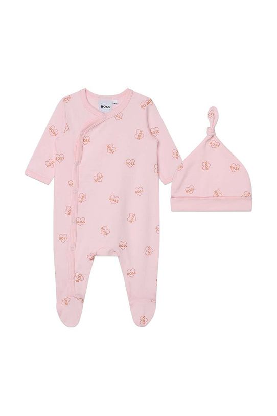 Komplet za bebe BOSS Gift Box roza J98444