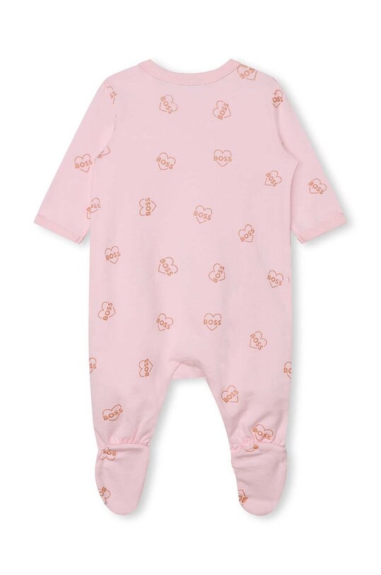 BOSS compleu bebe roz J98444
