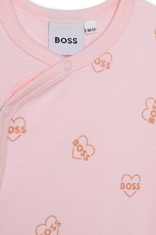 BOSS compleu bebe J98444 roz