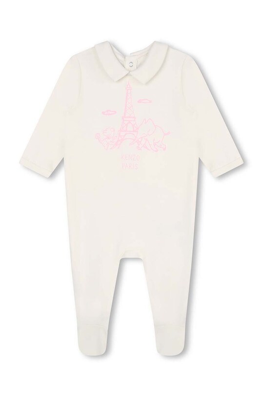 Dziewczynka Kenzo Kids śpioszki bawełniane niemowlęce 2-pack K98144 różowy