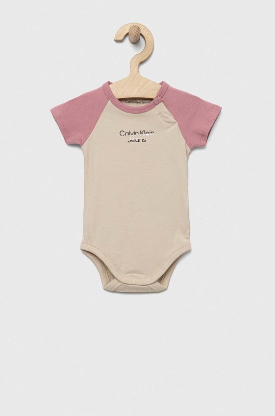 Fete Calvin Klein Jeans body bebe 2-pack IN0IN00097.9BYX roz