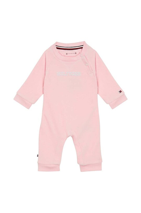 Tommy Hilfiger pajacyk niemowlęcy Produkt niemowlęcy różowy KN0KN01665.G.9BYX