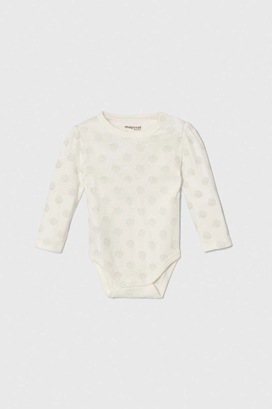 Детское боди из хлопка Mayoral Newborn 2 шт 2733.2D.Newborn.9BYX бежевый AW23