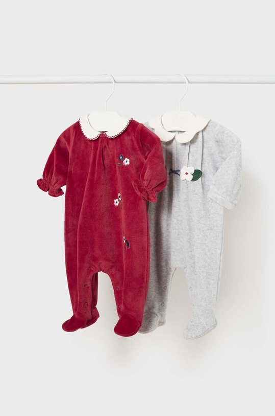 Mayoral Newborn pajacyk niemowlęcy Gift box 2-pack Produkt niemowlęcy czerwony 2736.2B.Newborn.9BYX