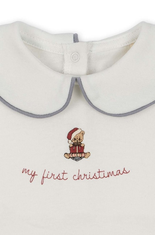 Djevojčice Pamučni kombinezon za bebe Konges Sløjd KS6447 bijela