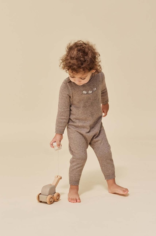 Konges Sløjd rampers niemowlęcy brązowy KS6460