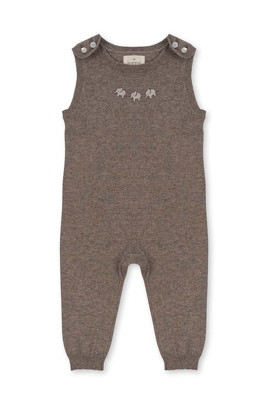 Konges Sløjd rampers niemowlęcy KS6460 brązowy AW23