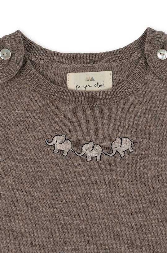 Konges Sløjd rampers niemowlęcy brązowy KS6460