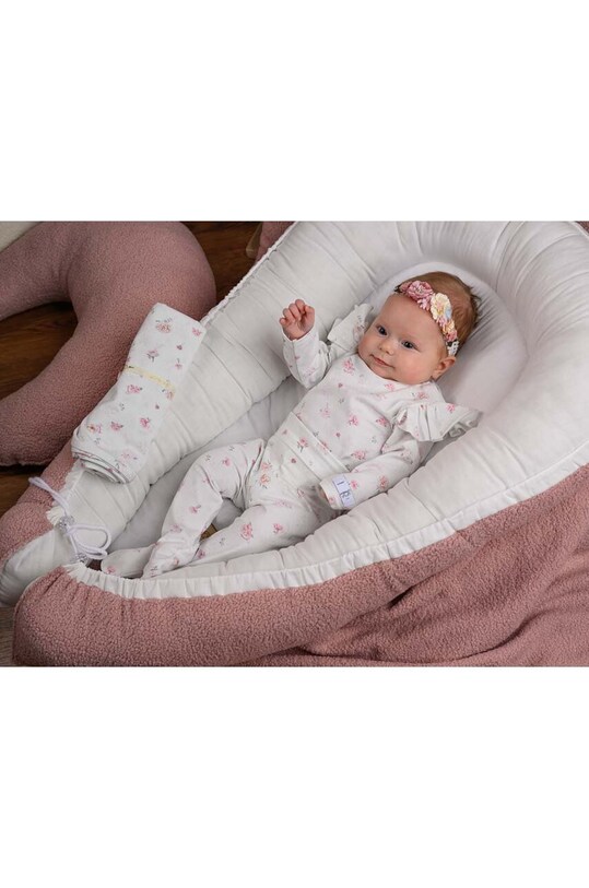 Jamiks pantaloni bebe TESSA.or.Polsp.JZG059.G alb