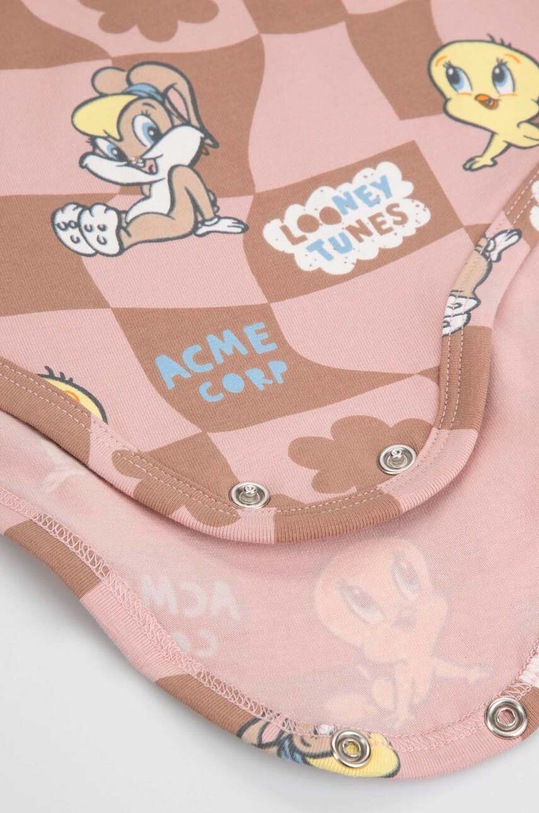 Coccodrillo body niemowlęce x Looney Tunes różowy ZC3112101LGL