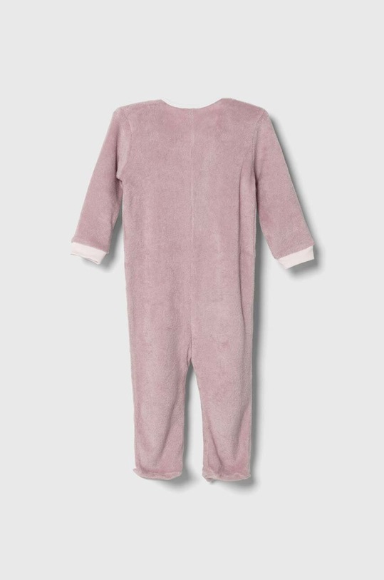 Детские хлопковые ползунки United Colors of Benetton 3TMB0T01E.G.W.SEASONAL фиолетовой AW23