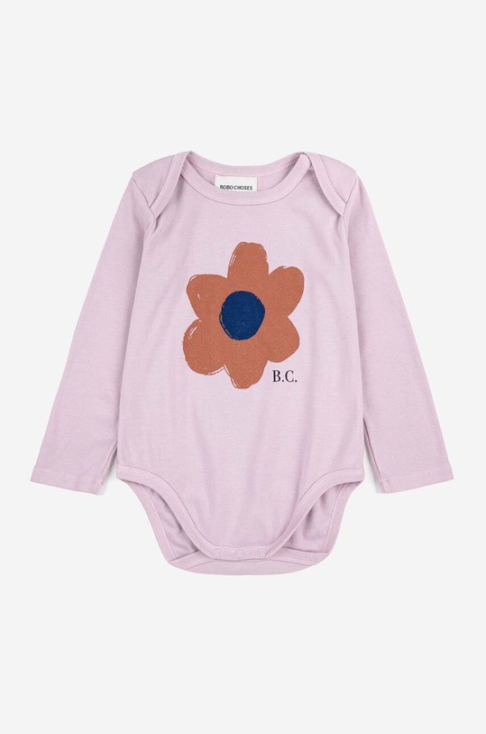 Bobo Choses body niemowlęce 2-pack 223AB016 różowy AW23
