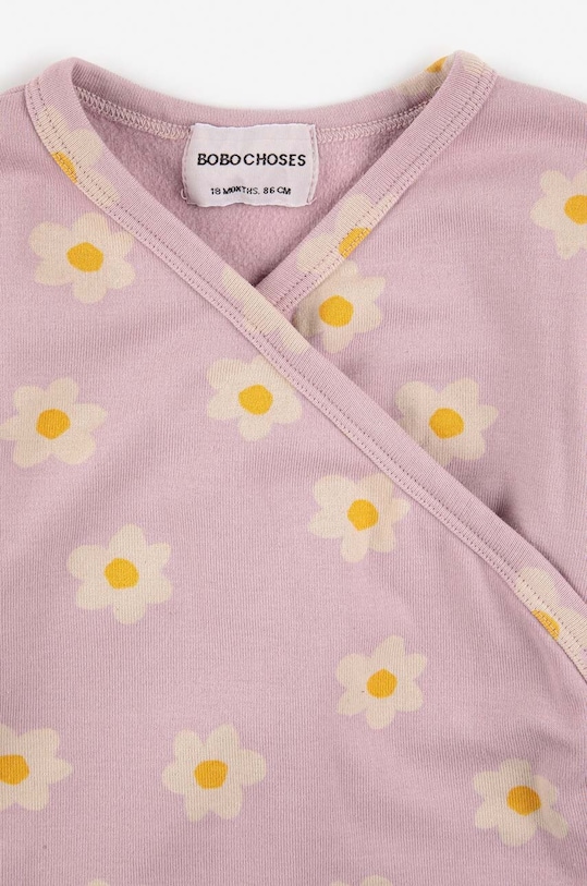 Djevojčice Bodi za bebe Bobo Choses 223AB026 ljubičasta