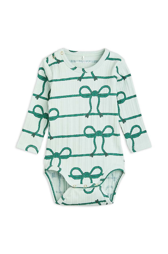 Mini Rodini body niemowlęce Produkt niemowlęcy zielony 2364010275