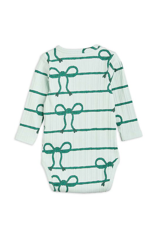 Боді для немовлят Mini Rodini 2364010275 зелений AW23