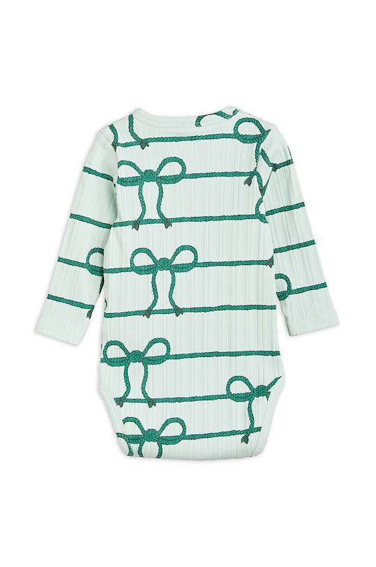 Mini Rodini body niemowlęce 2364010275 zielony AW23