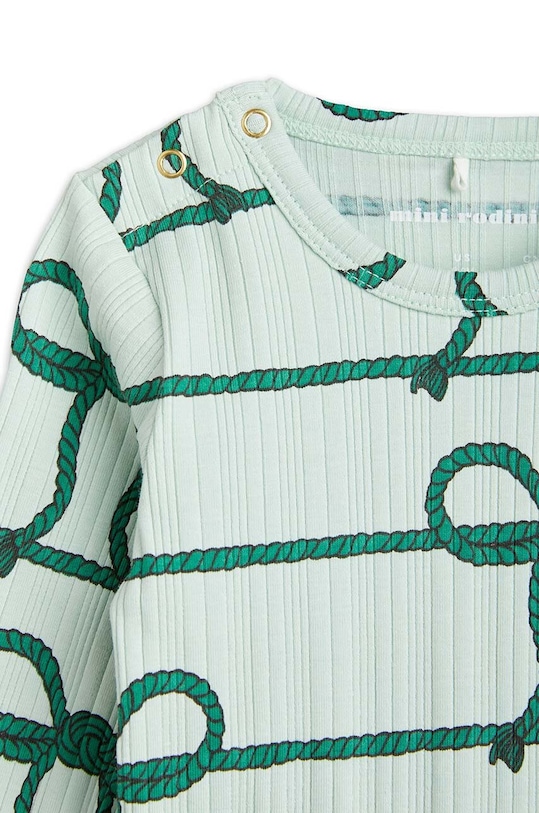 Chłopiec Mini Rodini body niemowlęce 2364010275 zielony