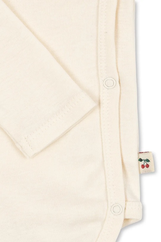 Konges Sløjd zestaw niemowlęcy bawełniany MATERNITY PACKAGE 3-pack beżowy KS6041