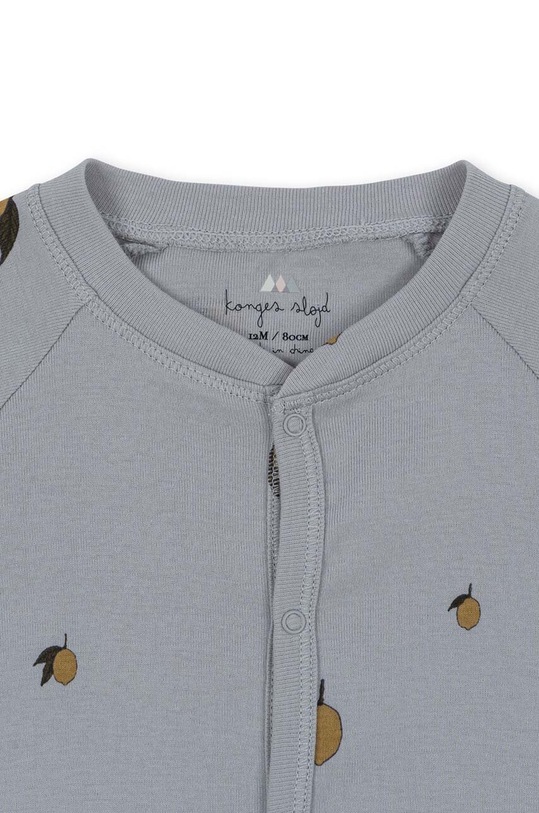 Chłopiec Konges Sløjd body bawełniane niemowlęce KS6120 szary