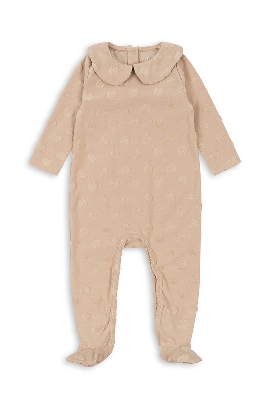 Konges Sløjd pajacyk niemowlęcy KS6177 beżowy AW23