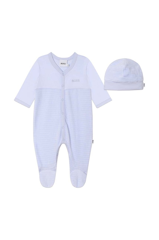 BOSS śpioszki niemowlęce niebieski J98433
