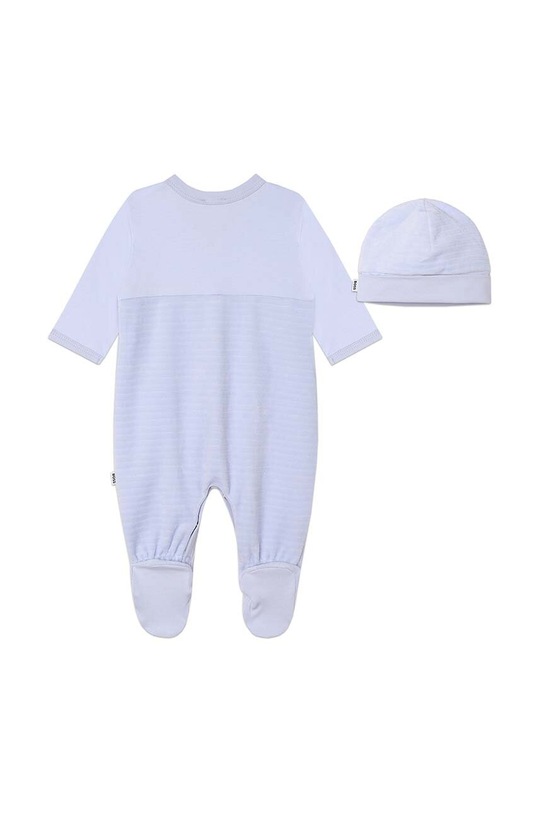 BOSS śpioszki niemowlęce J98433 niebieski AW23