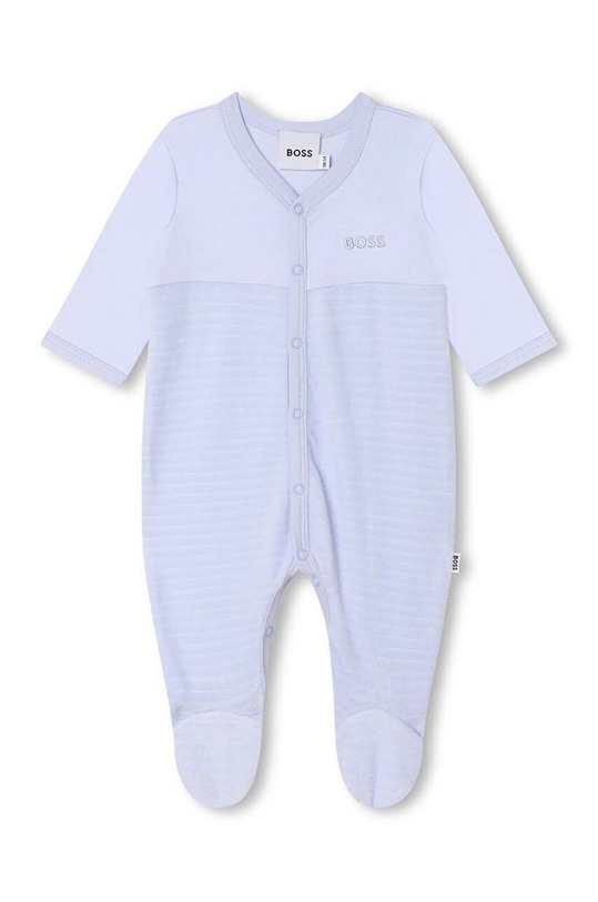 Chłopiec BOSS śpioszki niemowlęce J98433 niebieski