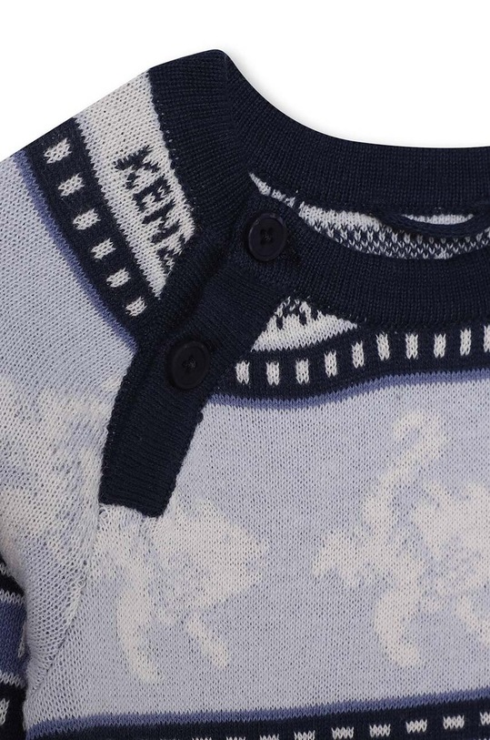 Хлопчик Бавовняний ромпер для немовлят Kenzo Kids K94110 блакитний