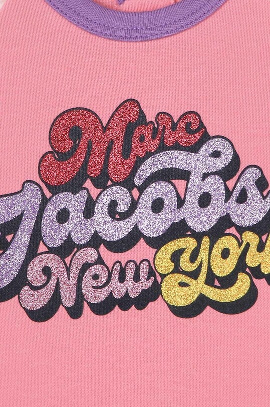 Chłopiec Marc Jacobs rampers niemowlęcy W94082 różowy