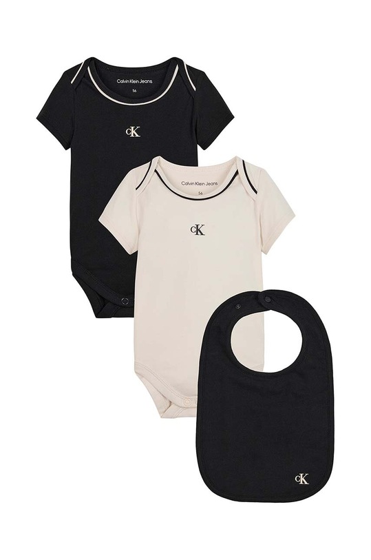 Calvin Klein Jeans body niemowlęce 2-pack Produkt niemowlęcy czarny IN0IN00099.9BYX