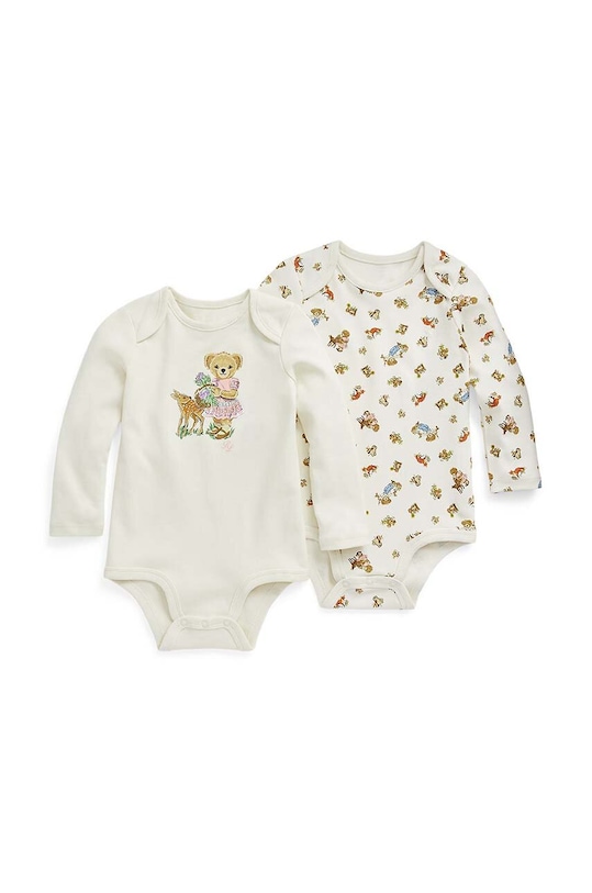 Βαμβακερά φορμάκια για μωρά Polo Ralph Lauren 2-pack 2-pack μπεζ 310918128001
