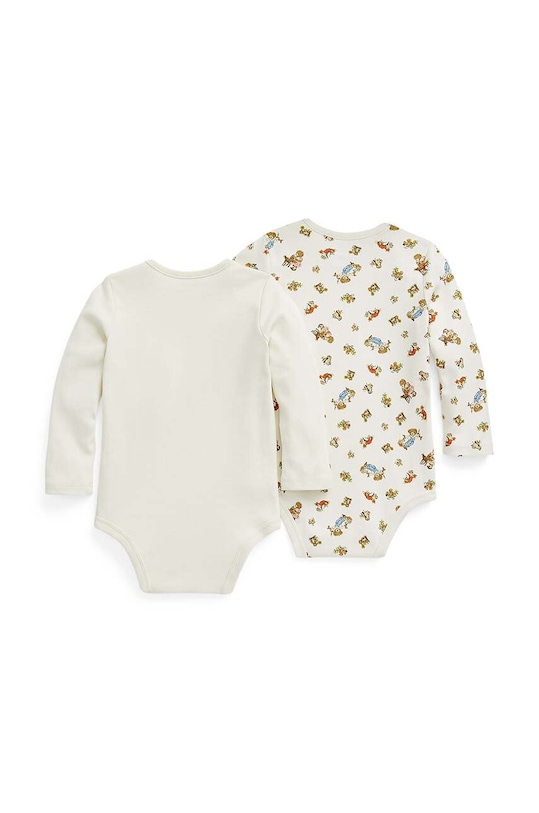 Βαμβακερά φορμάκια για μωρά Polo Ralph Lauren 2-pack 310918128001 μπεζ AW23