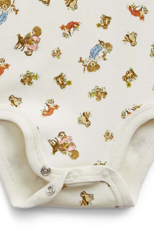 Chłopiec Polo Ralph Lauren body bawełniane niemowlęce 2-pack 310918128001 beżowy
