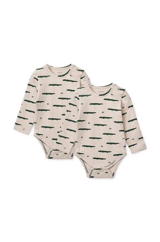 Body pre bábätká Liewood 2-pak Pre bábätká béžová LW17703