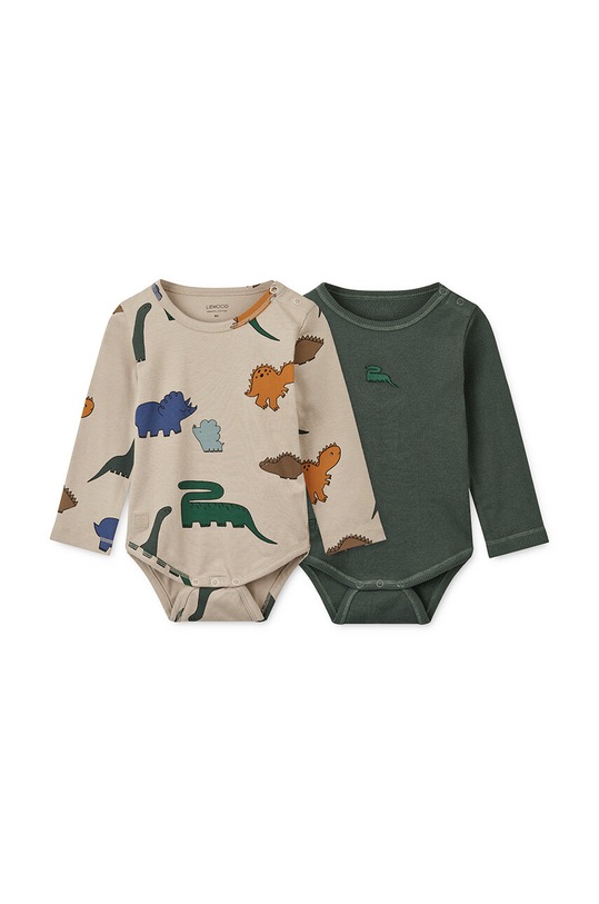 Liewood body niemowlęce 2-pack Produkt niemowlęcy beżowy LW17703