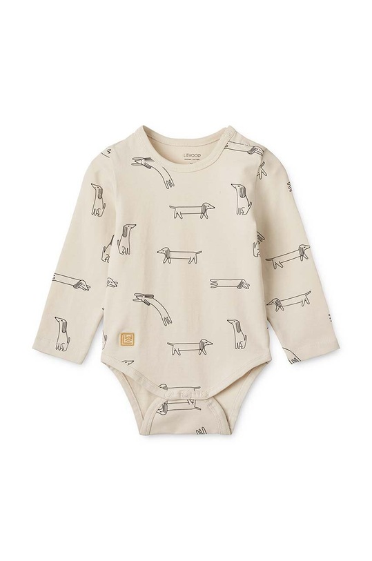 Liewood body niemowlęce 2-pack LW17703 beżowy AW24