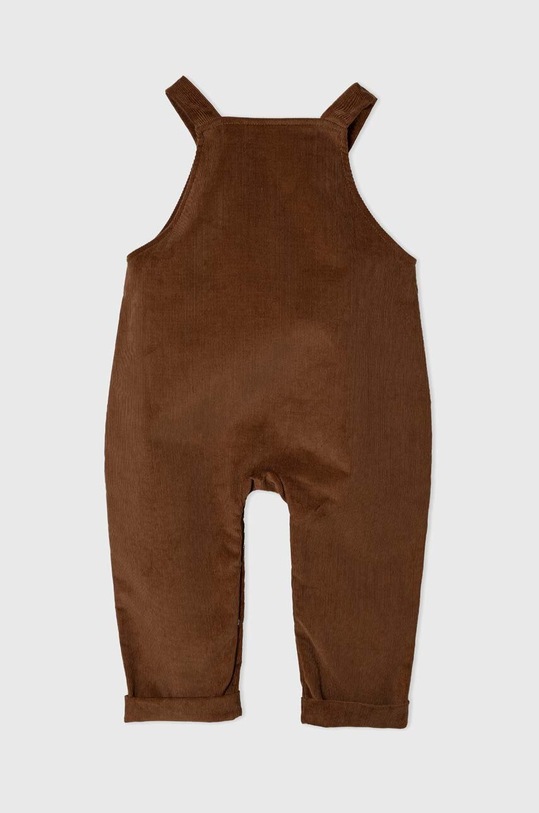 Detský bavlnený overal Jamiks CYPRIANO.Spodn.JZG196.K hnedá AW23
