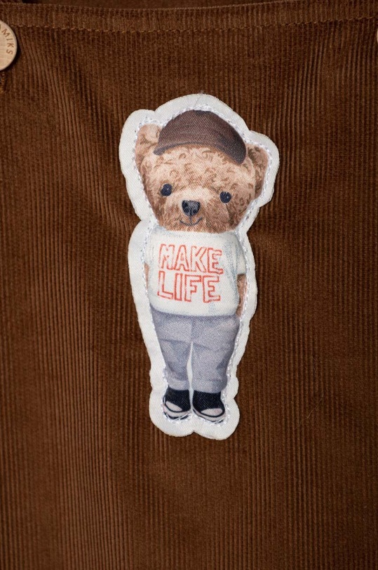 Chlapec Detský bavlnený overal Jamiks CYPRIANO.Spodn.JZG196.K hnedá