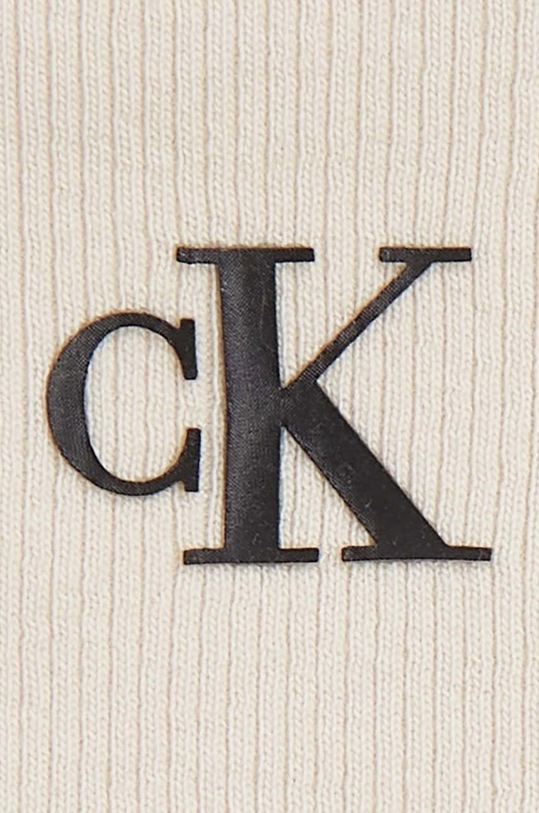 Chłopiec Calvin Klein Jeans body niemowlęce 2-pack IN0IN00133.9BYX biały