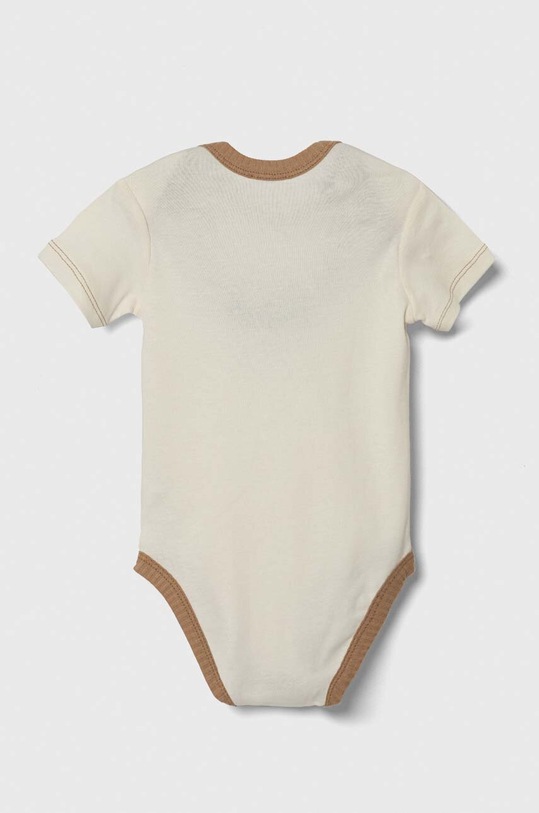 United Colors of Benetton body bawełniane niemowlęce 2-pack beżowy 3GI70B00H.W.SEASONAL