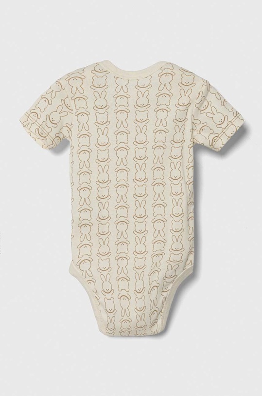 United Colors of Benetton body bawełniane niemowlęce 2-pack 3GI70B00H.W.SEASONAL beżowy