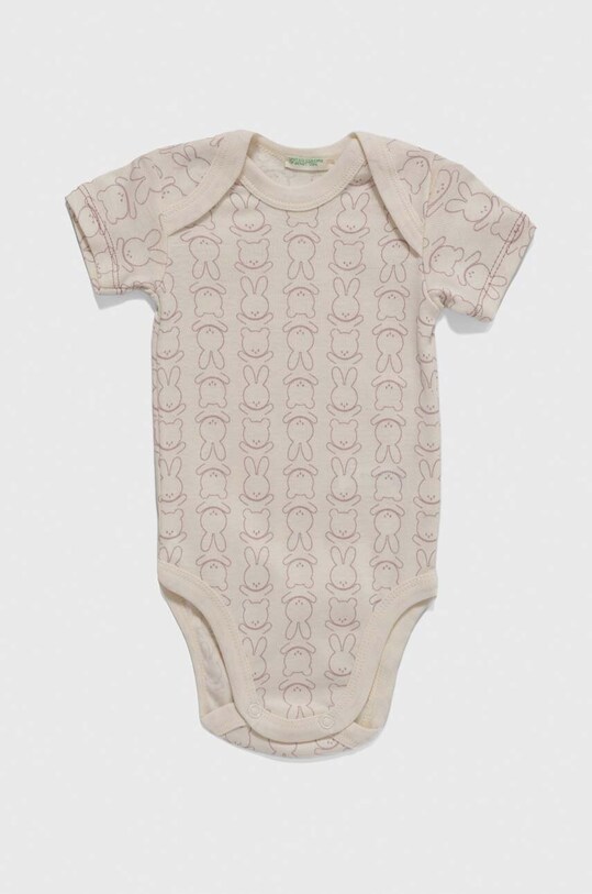 Βαμβακερά φορμάκια για μωρά United Colors of Benetton 2-pack 3GI70B00H.W.SEASONAL ροζ AW23