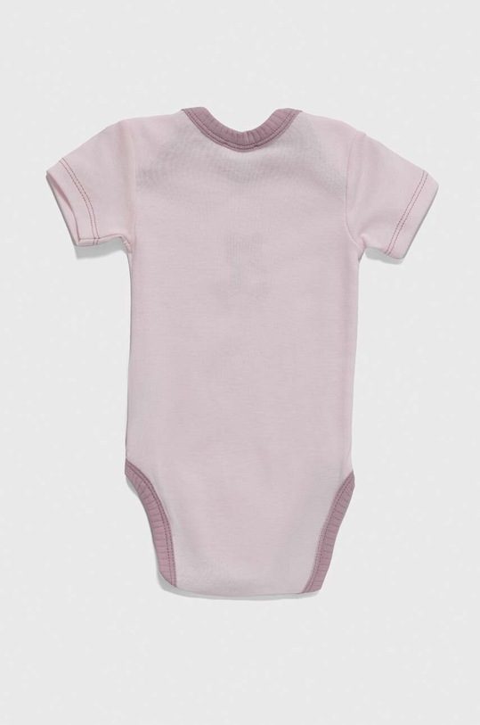 United Colors of Benetton body bawełniane niemowlęce 2-pack 3GI70B00H.W.SEASONAL różowy