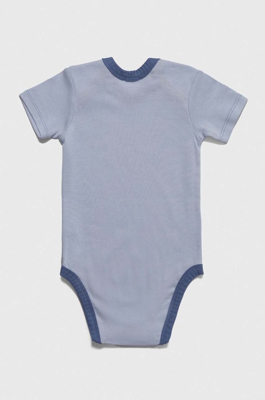 United Colors of Benetton body bawełniane niemowlęce 2-pack 3GI70B00H.W.SEASONAL niebieski